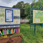 Hay on Wye Map Boards in Car Park